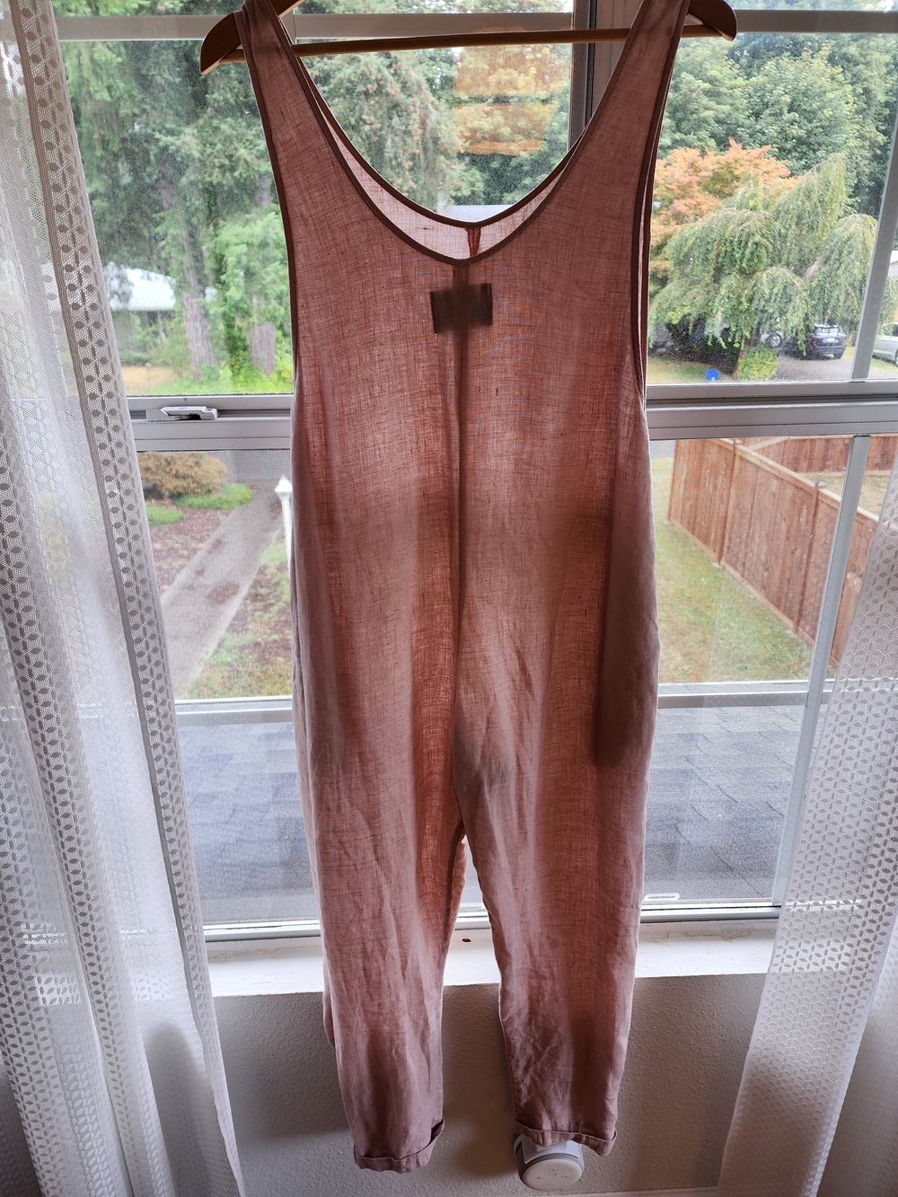 Beyond Nine Women’s Pink Linen Jumpsuit